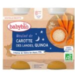 BABYBIO PETIT POT CAROTTE DES LANDES ET QUINOA 8 MOIS +