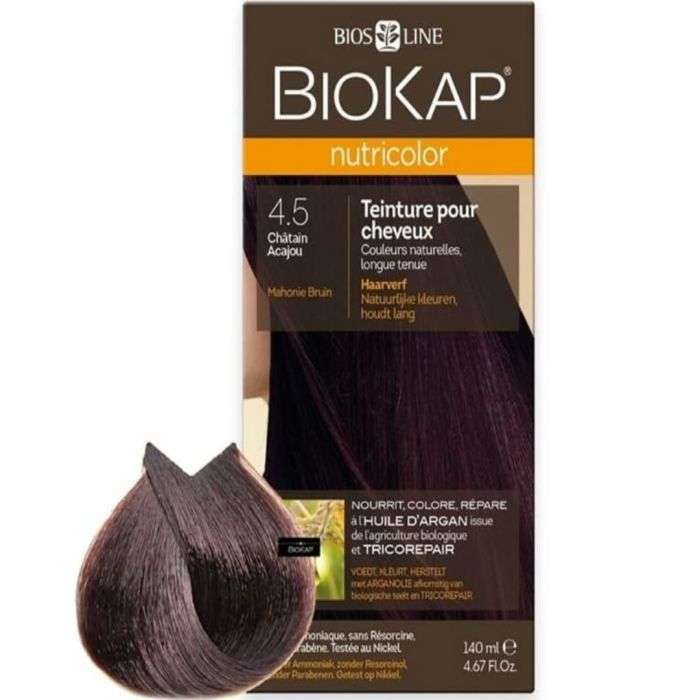 biokap-biokap-nutricolor-45-chatain-acajou-coloration-cheveux.jpg BIOKAP NUTRICOLOR 4.5 CHATAIN ACAJOU – Image 1