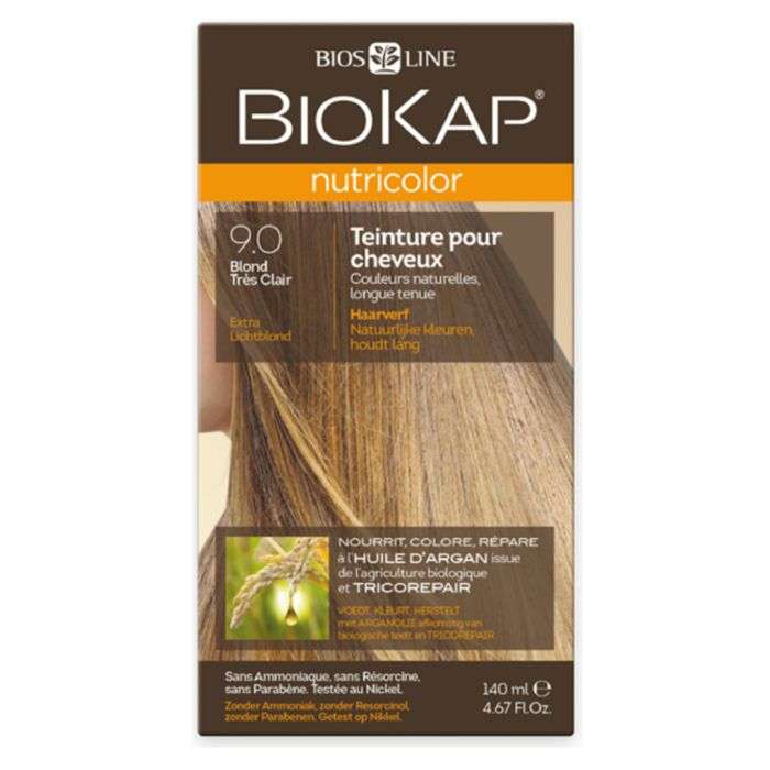 biokap-biokap-nutricolor-teinture-90-blond-tres-clair-coloration.jpg BIOKAP NUTRICOLOR TEINTURE 9.0 BLOND TRES CLAIR – Image 1