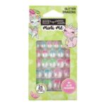 BYS MINI ME ONGLES PRECOLLES GLITTER DRAGONS
