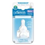 DR BROWNS TETINE COLE ETROIT NIVEAU 4 9MOIS+ PACK DE 2