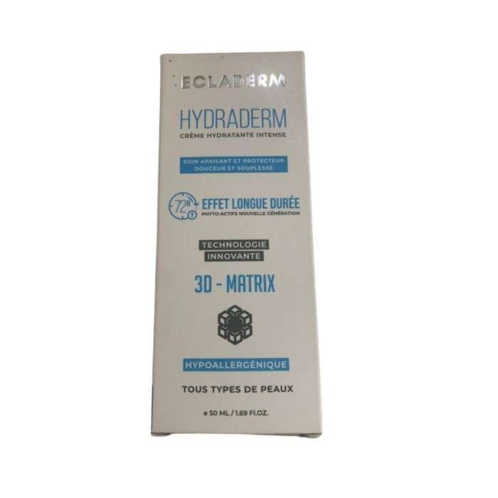 ecladerm-ecladerm-hydraderm-creme-hydratante-intense-72h-50-ml-cremes-jour.jpg ECLADERM HYDRADERM CREME HYDRATANTE INTENSE 72H 50 ML – Image 1
