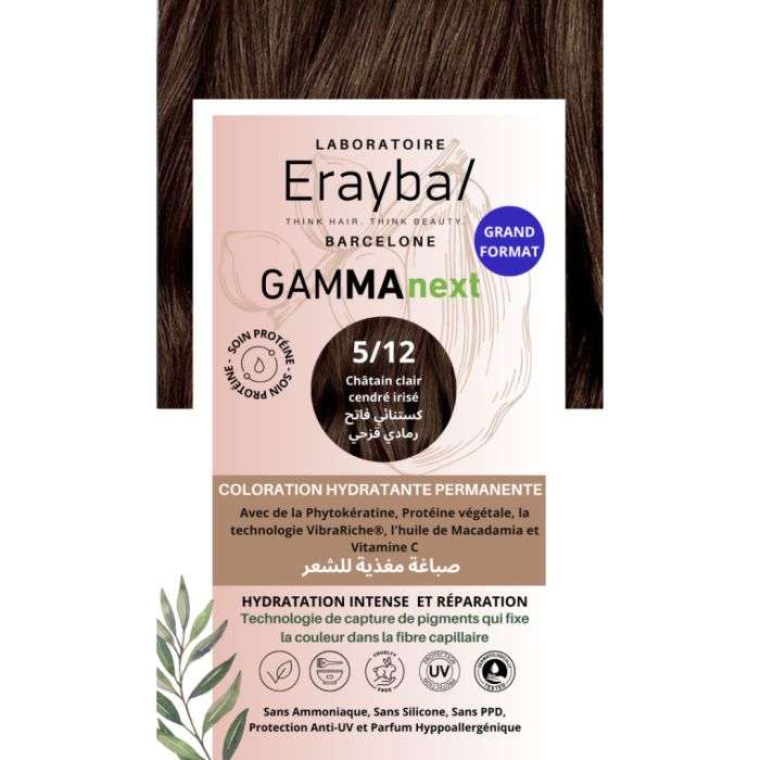 erayba-erayba-next-coloration-hydratante-permanente-n5-12-chatain-clair-cendre-irise-coloration.jpg ERAYBA NEXT COLORATION HYDRATANTE PERMANENTE N5-12 CHATAIN CLAIR CENDRE IRISE – Image 1