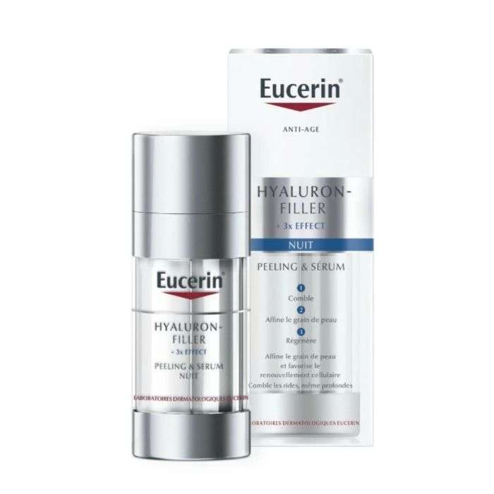 eucerin-hyaluron-filler-peeling-et-serum-nuit-30-ml.jpg EUCERIN HYALURON FILLER PEELING ET SERUM NUIT 30 ML – Image 1