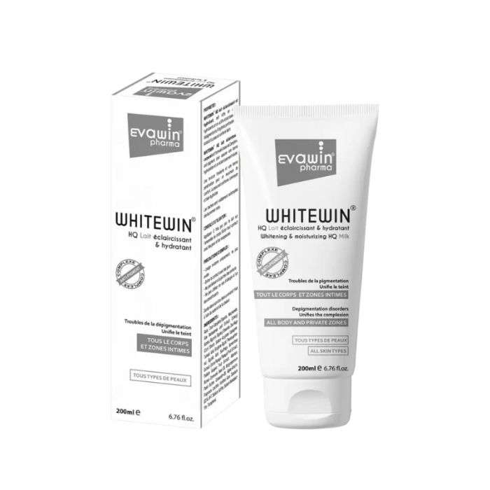 evawin-whitewin-hq-lait-eclaircissant-et-hydratant-200-ml.jpg EVAWIN WHITEWIN HQ LAIT ECLAIRCISSANT ET HYDRATANT 200 ML – Image 1