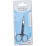 FORME ET FLAMMES CISEAUX A ONGLES COURBES ACIER INOXYDABLE REF 82