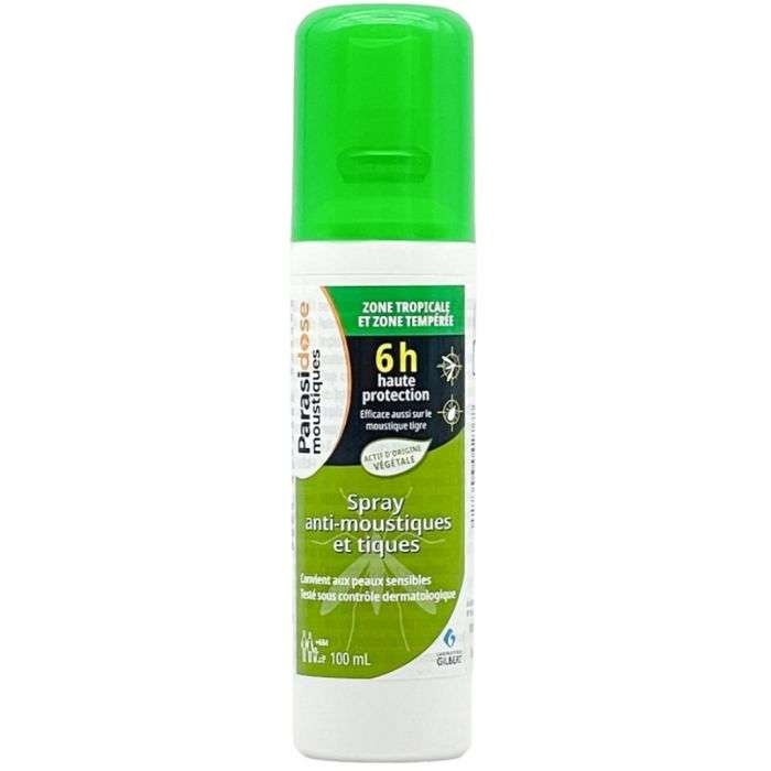gilbert-gilbert-parasidose-moustique-spray-repulsif-6h-vegetale-100-ml-hygiene-maison.jpg GILBERT PARASIDOSE MOUSTIQUE SPRAY REPULSIF 6H VEGETALE 100 ML – Image 1