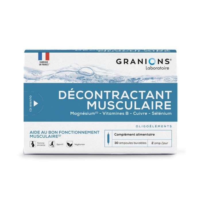 granions-granions-decantractant-musculaire-30-ampoules-articulations-et-crampes.jpg GRANIONS DECANTRACTANT MUSCULAIRE 30 AMPOULES – Image 1