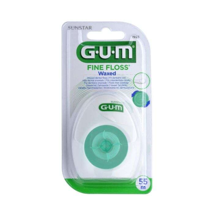 gum-fil-dentaire-fine-floss-cire-espaces-etroits-ref-1555.jpg GUM FIL DENTAIRE FINE FLOSS CIRE ESPACES ETROITS REF 1555 – Image 1
