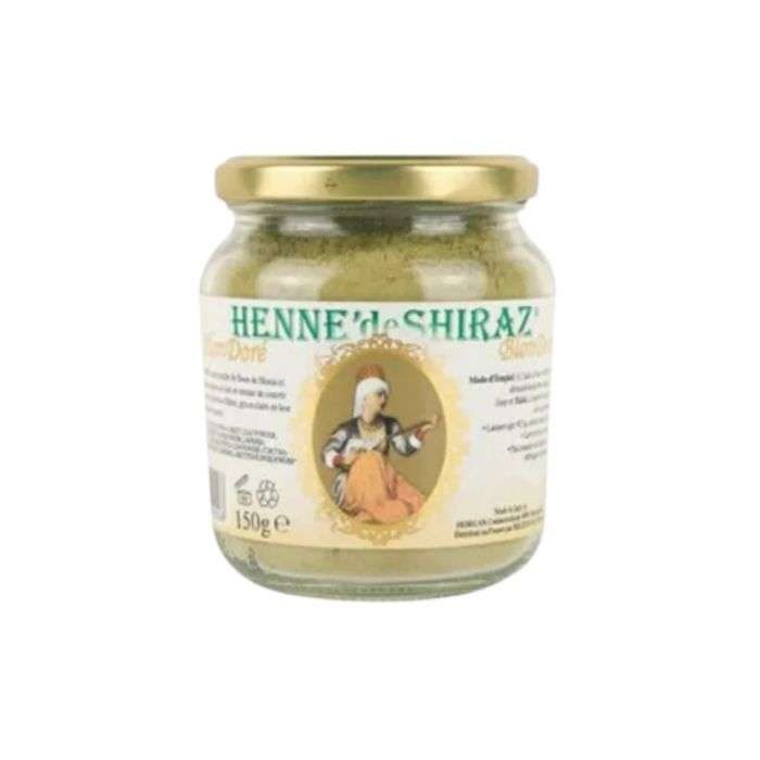 henne-de-shiraz-blond-dore-150-g.jpg HENNE DE SHIRAZ BLOND DORE 150 G – Image 1