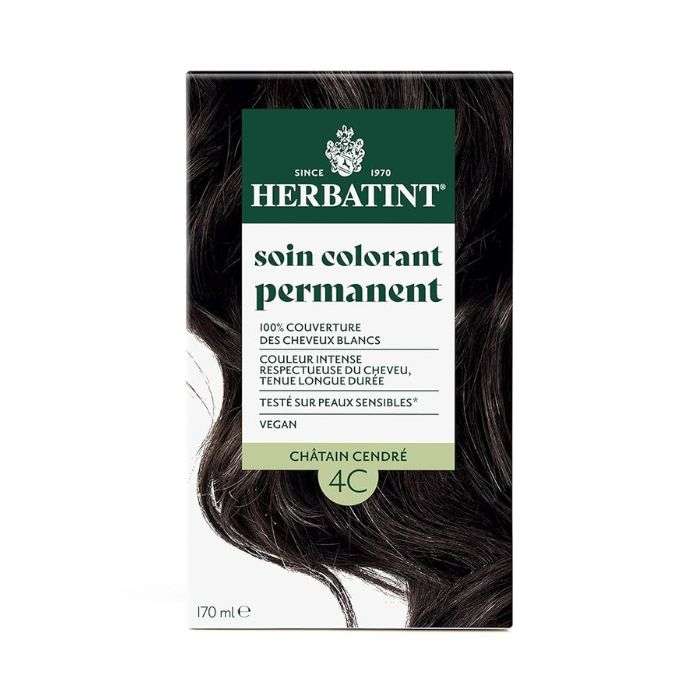 herbatint-soin-colorant-permanent-4c-chatain-cendre-150-ml.jpg HERBATINT SOIN COLORANT PERMANENT 4C CHATAIN CENDRE 150 ML – Image 1