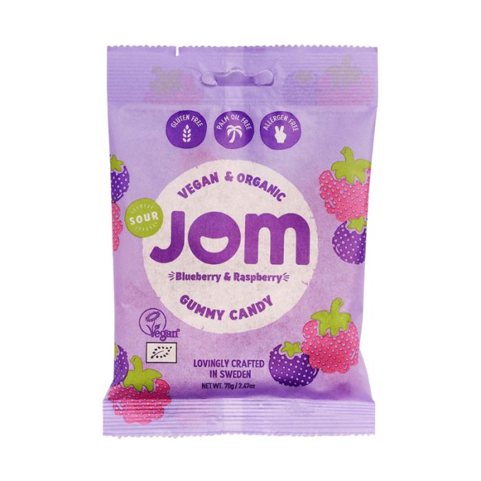 jom-jom-gourmet-gummies-blueberry-raspberry-70-g-alimentation-bio-et-naturel.jpg JOM GOURMET GUMMIES BLUEBERRY RASPBERRY 70 G – Image 1
