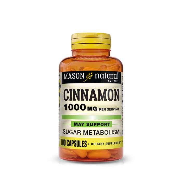 mason-natural-cinnamon-1000mg-100-capsules.jpg MASON NATURAL CINNAMON 1000MG 100 CAPSULES – Image 1