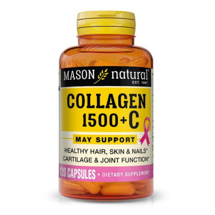 mason-natural-mason-natural-hydrolyzed-collagen-1500-c-120-capsules-complements-cheveux-et-ongles.jpg MASON NATURAL HYDROLYZED COLLAGEN 1500 +C 120 CAPSULES – Image 1