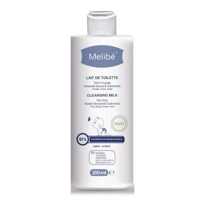 melibe-lait-de-toilette-sans-rincage-200-ml.jpg MELIBE LAIT DE TOILETTE SANS RINCAGE 200 ML – Image 1