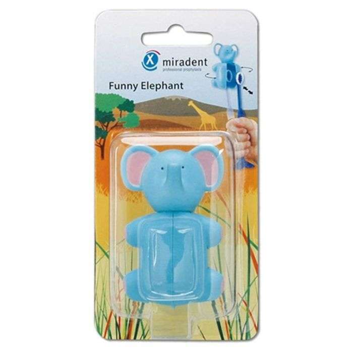 miradent-miradent-porte-brosse-a-dent-funny-elephant-brosses-a-dents-adultes.jpg MIRADENT porte Brosse a dent funny elephant – Image 1