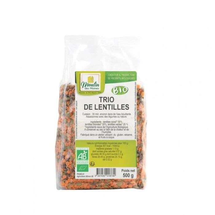 moulin-des-moines-trio-de-lentilles-500-g.jpg MOULIN DES MOINES TRIO DE LENTILLES 500 G – Image 1