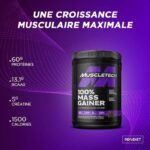 MUSCLETECH 100% MASS GAINER 2.33 KG SAVEUR CHOCOLAT BROWNIE