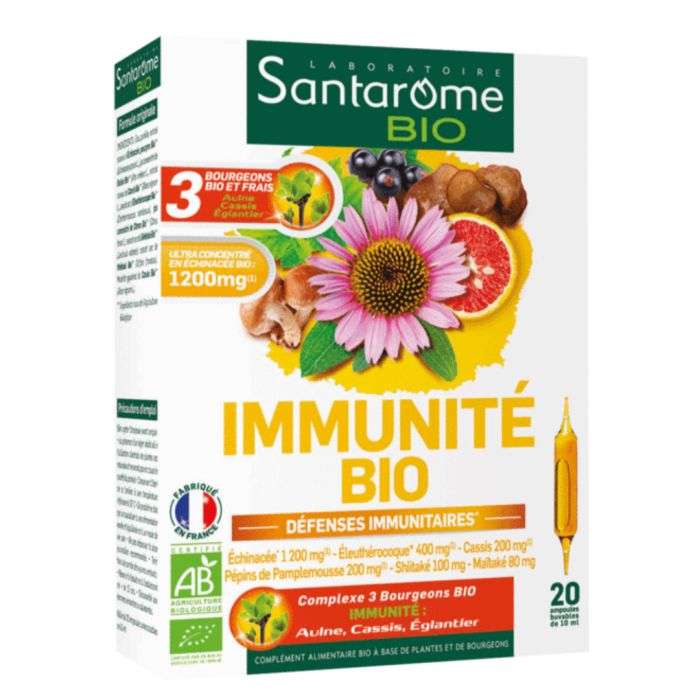 santarome-bio-immunite-bio-20-ampoules.jpg SANTAROME BIO IMMUNITE BIO 20 AMPOULES – Image 1