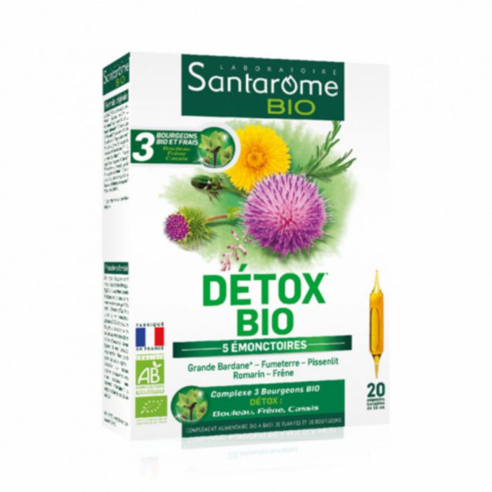 santarome-bio-santarome-bio-detox-20-ampoules-complements-alimentaires-bio.jpg SANTAROME BIO DETOX 20 AMPOULES – Image 1