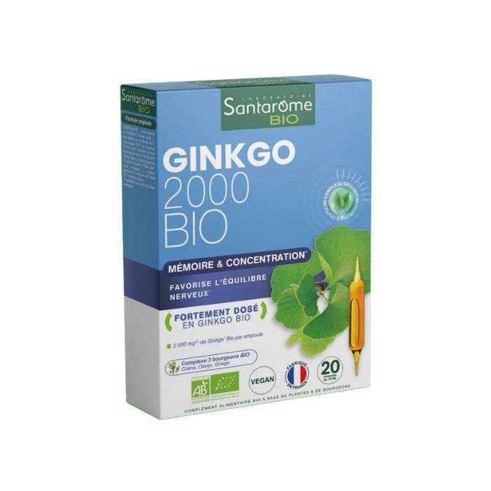 santarome-bio-santarome-ginkgo-2000-bio-20-ampoules-10ml-bien-etre-et-equilibre-emotionnel.jpg SANTAROME GINKGO 2000 BIO 20 AMPOULES 10ML – Image 1