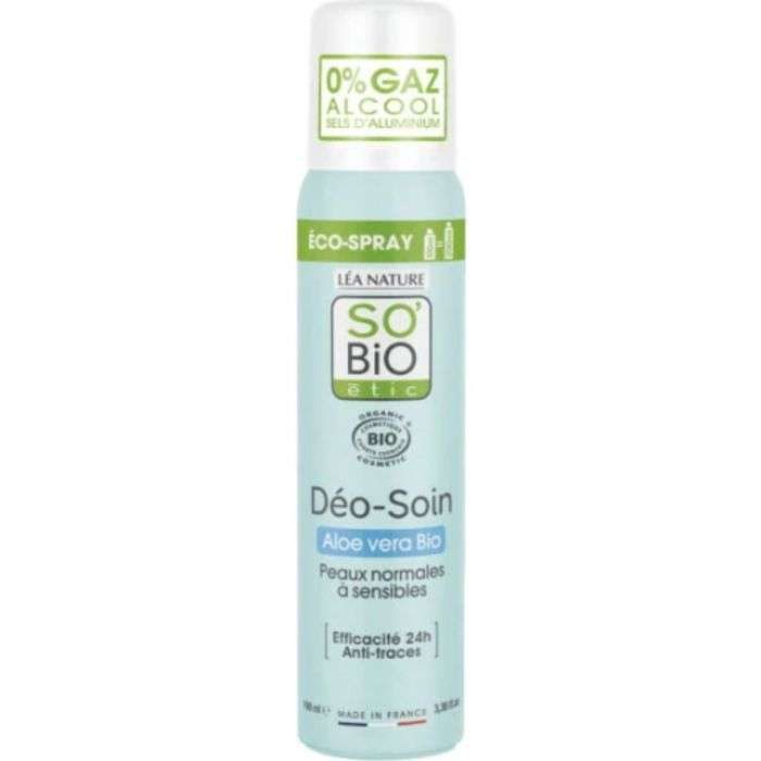 so-bio-deo-soin-aloe-vera-bio-spray-100-ml.jpg SO BIO DEO SOIN ALOE VERA BIO SPRAY 100 ML – Image 1