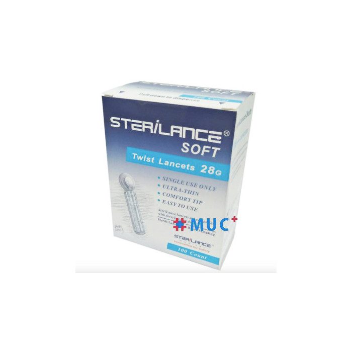 steriliance-sterilance-lancets-28g-100ct-materiels-medicaux.jpg STERILANCE LANCETS 28G / 100ct – Image 1