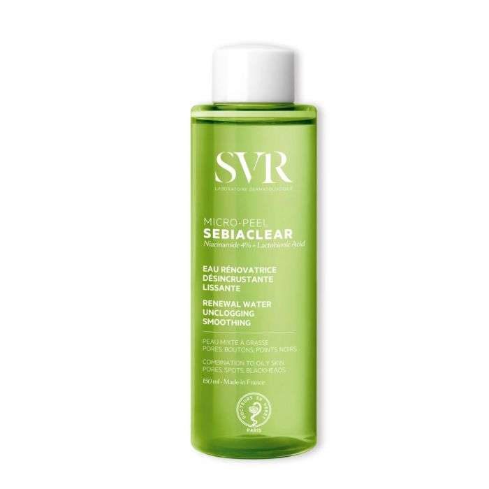 svr-micro-peel-sebiaclear-peaux-mixtes-a-grasses-150-ml-eau-renovatrice-desincrustante.jpg SVR MICRO PEEL SEBIACLEAR PEAUX MIXTES A GRASSES 150 ML EAU RENOVATRICE DESINCRUSTANTE – Image 1