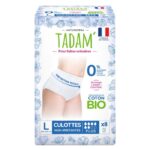 TADAM 8 CULOTTES PLUS TAILLE L POUR FUITES URINAIRES