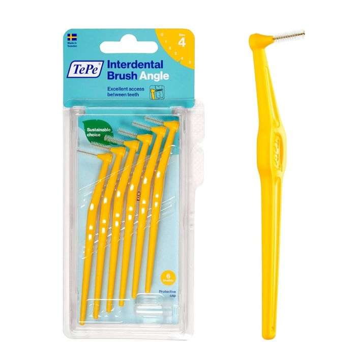 tepe-tepe-pack-de-6-brossette-interdentaire-angle-taille-4-brossettes-interdentaires-et-fils-dentaires.jpg TEPE PACK DE 6 BROSSETTE INTERDENTAIRE ANGLE TAILLE 4 – Image 1