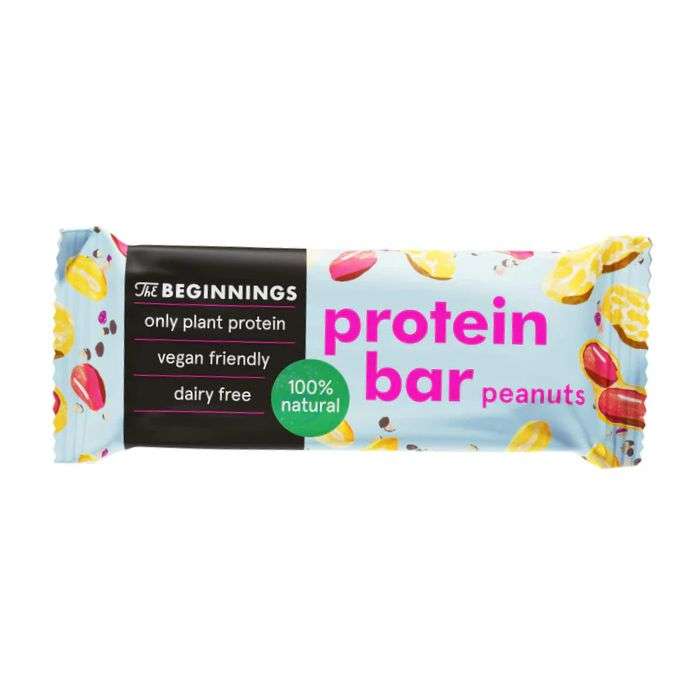 the-beginnings-protein-bar-cacahuetes-40g.jpg THE BEGINNINGS PROTEIN BAR CACAHUETES 40G – Image 1