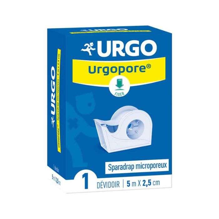 urgo-urgo-urgopore-sparadrap-non-tisse-souple-microporeux-5m25cm-pansements-bandages-et-compresses.jpg URGO URGOPORE SPARADRAP NON TISSE SOUPLE MICROPOREUX 5M*2.5CM – Image 1