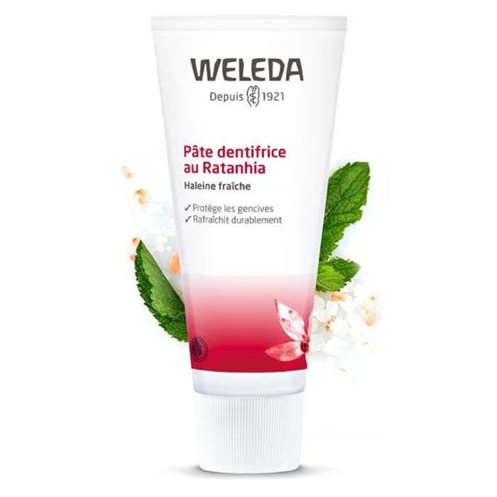 weleda-dentifrice-au-ratanhia-75-ml.jpg WELEDA DENTIFRICE AU RATANHIA 75 ML – Image 1