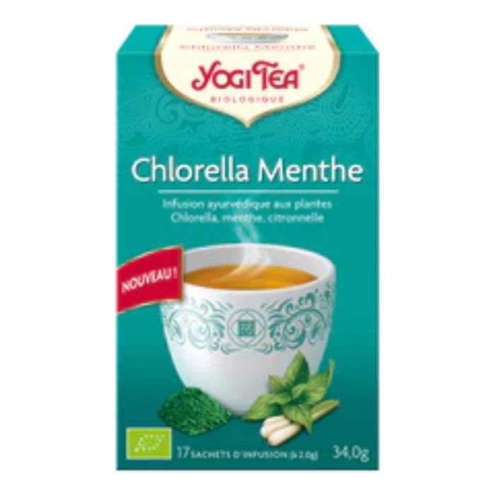 yogi-tea-yogi-tea-chlorella-menthe-bio-17-infusettes-the-tisanes-et-infusions.jpg YOGI TEA Chlorella Menthe BIO - 17 infusettes – Image 1