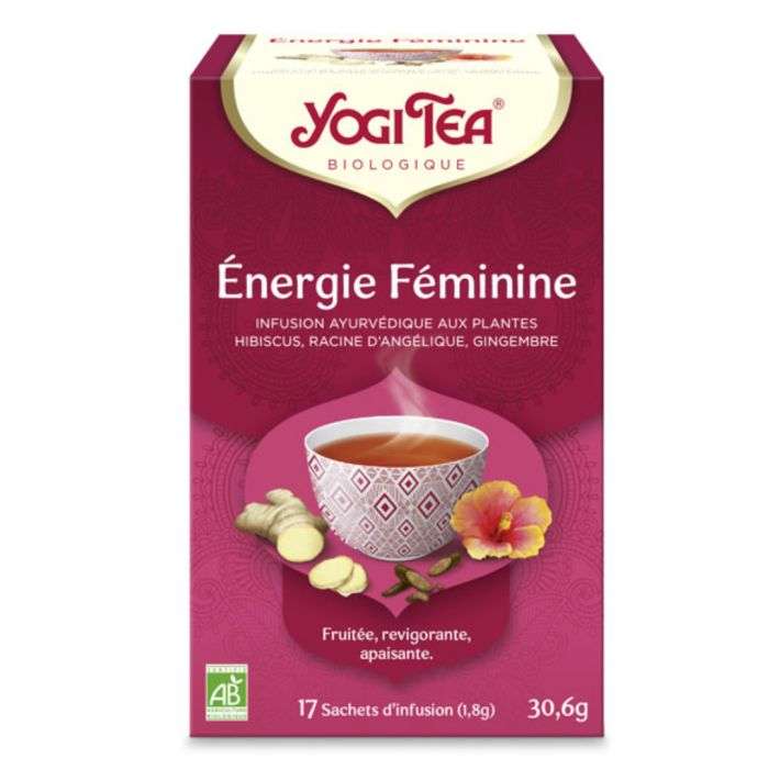yogi-tea-yogi-tea-energie-feminine-bio-17-sachets-the-tisanes-et-infusions.jpg YOGI TEA Énergie Féminine Bio - 17 sachets – Image 1